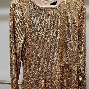 Ann Taylor midi sequin dress size 6